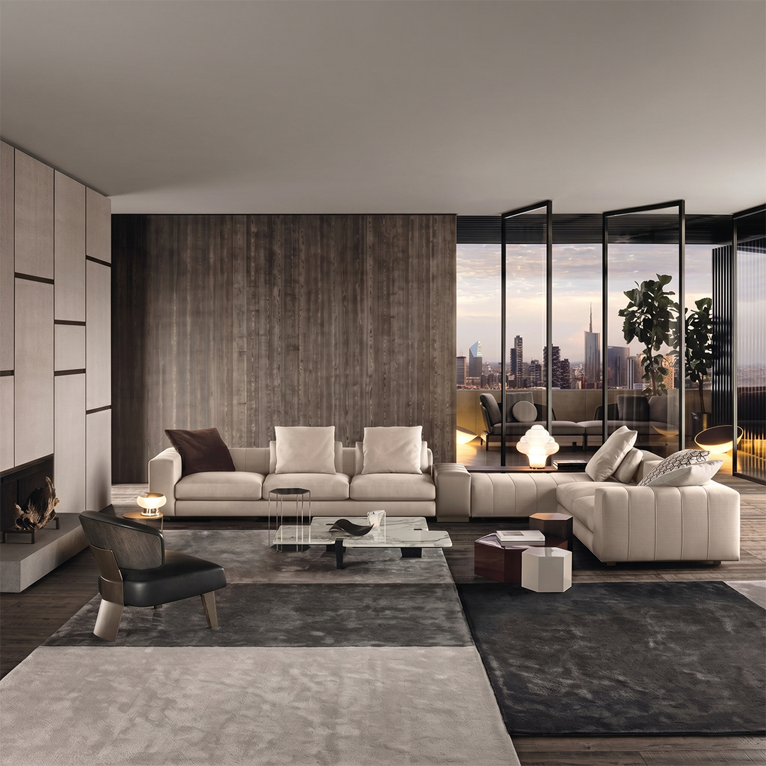 Modern Luxury L-Shape Sectional Sofa - Image 2