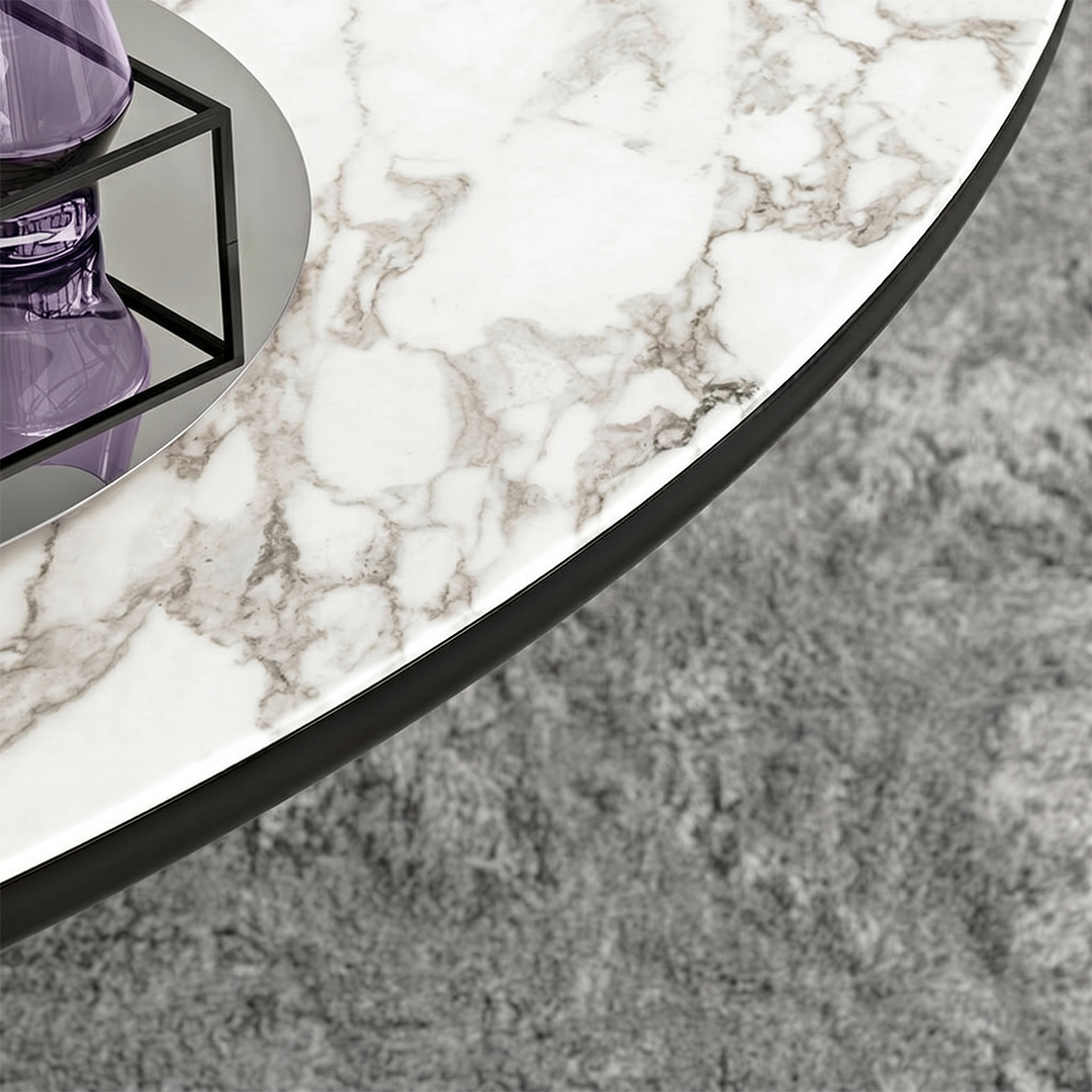 Luxury Round Marble Dining Table - Image 3
