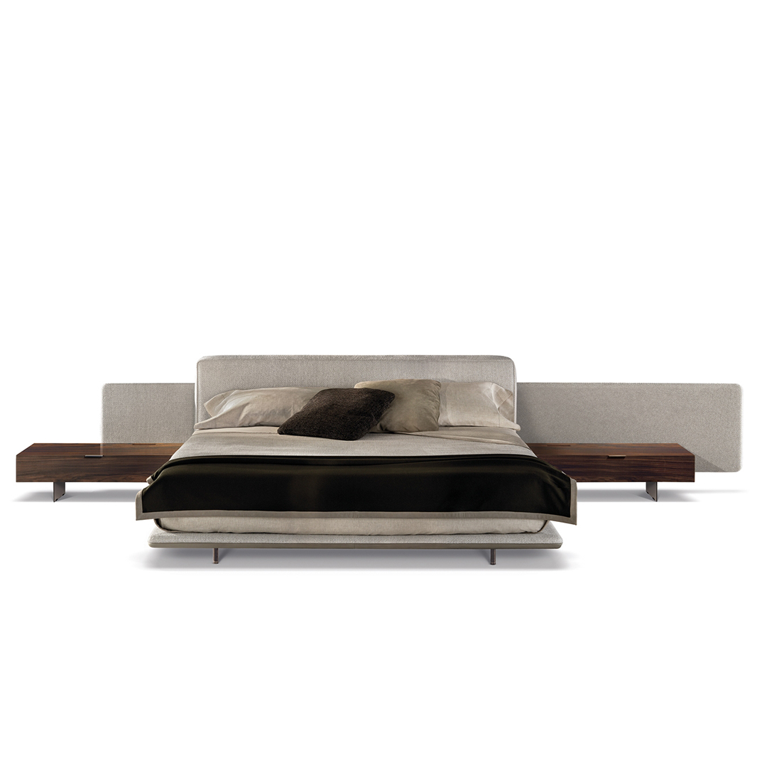 Minimalist Extended Headboard Bed
