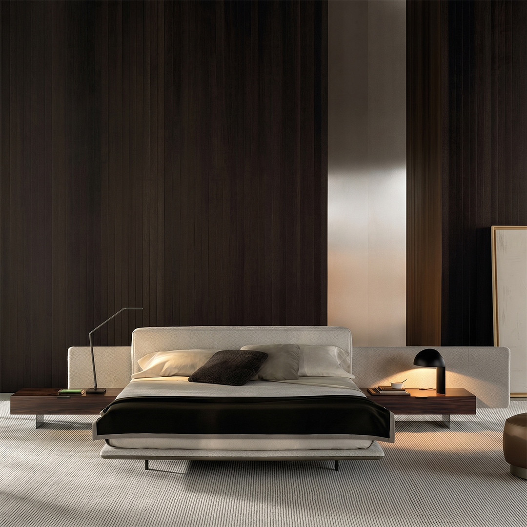 Minimalist Extended Headboard Bed - Image 2