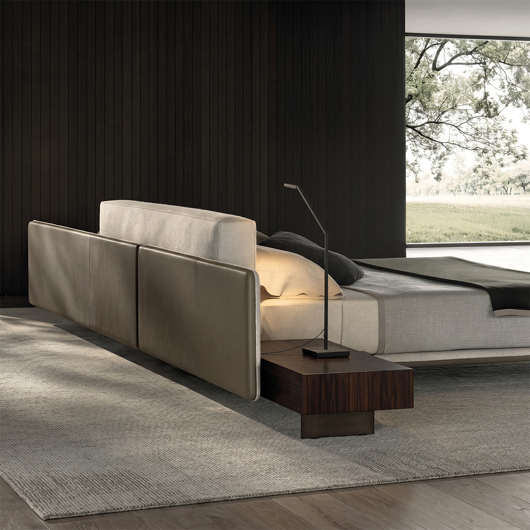 Minimalist Extended Headboard Bed - Image 3