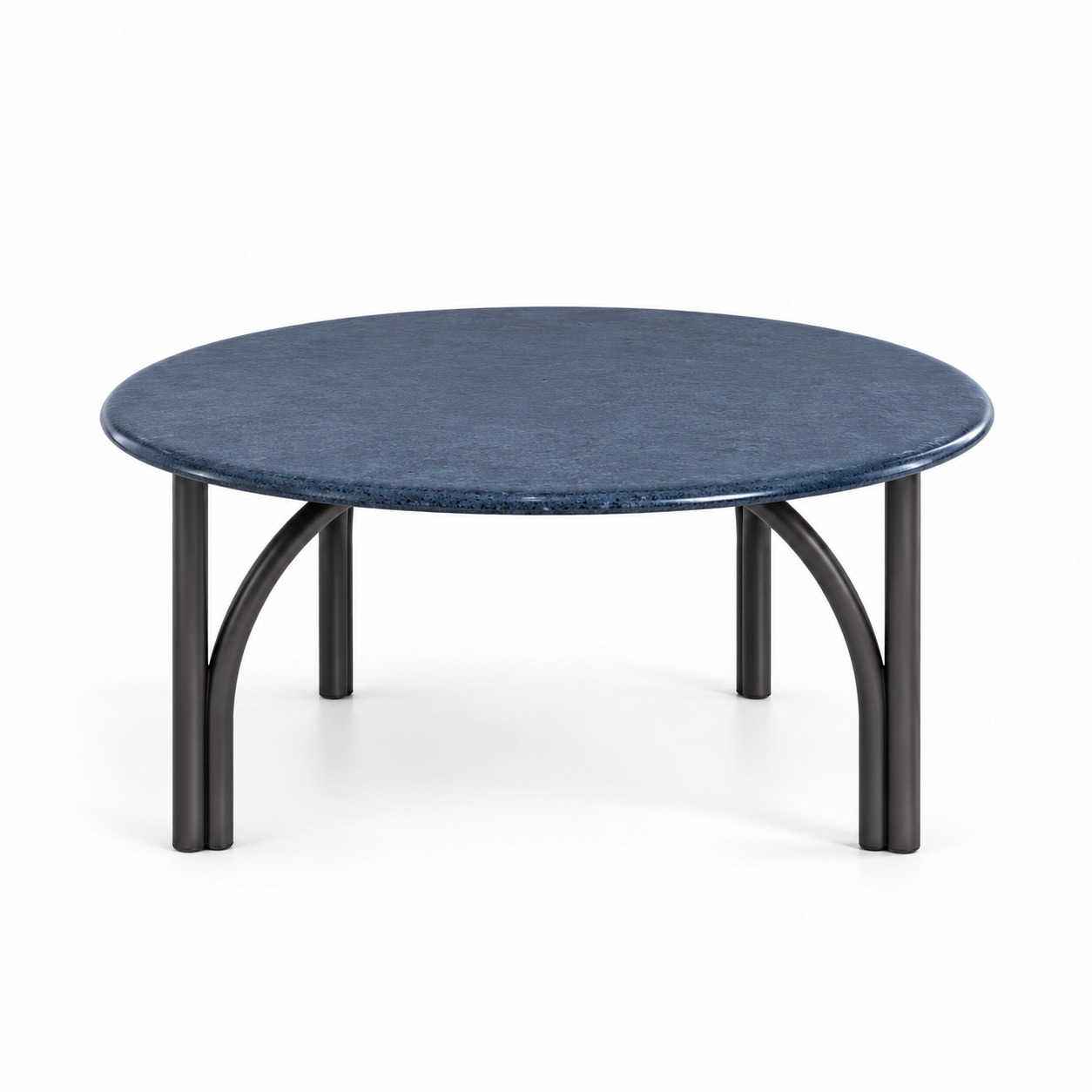 Modern Round Black Coffee Table