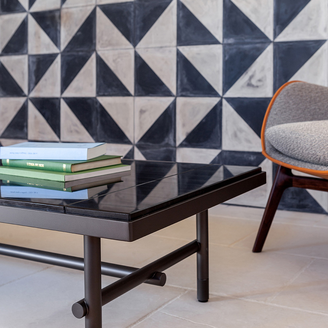 Modern Marble Top Rectangular Coffee Table - Image 3