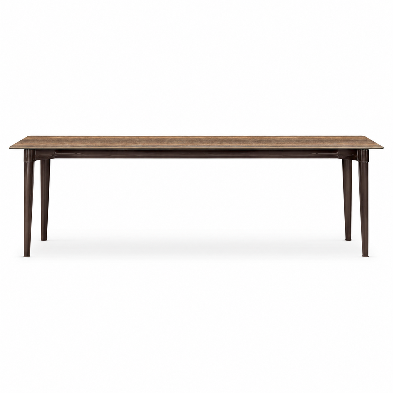 Modern Walnut Rectangular Dining Table