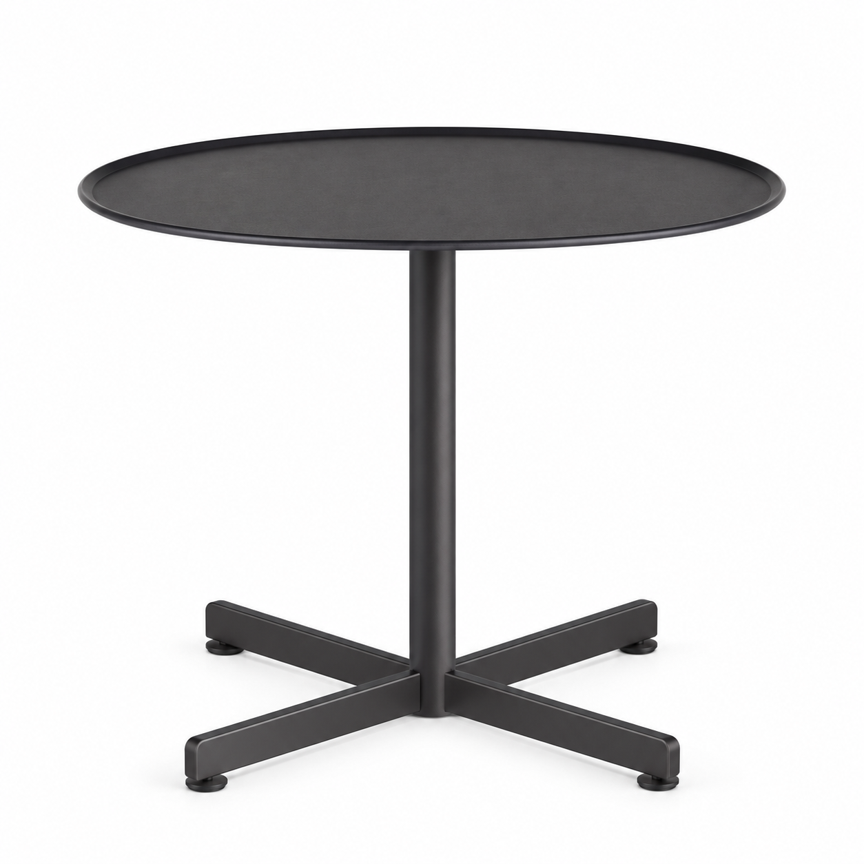 Modern Round White Coffee Table - Image 2