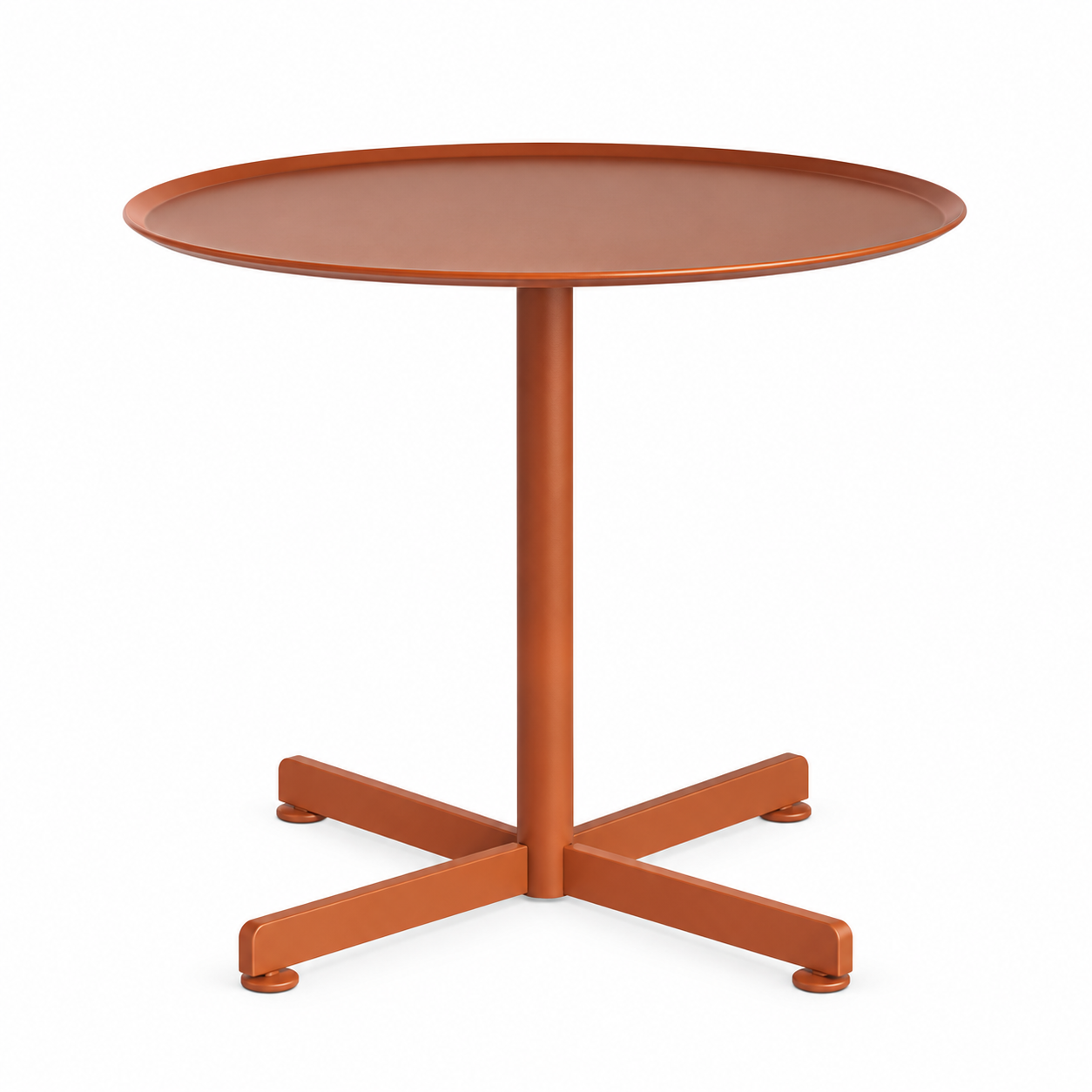 Modern Round White Coffee Table - Image 3