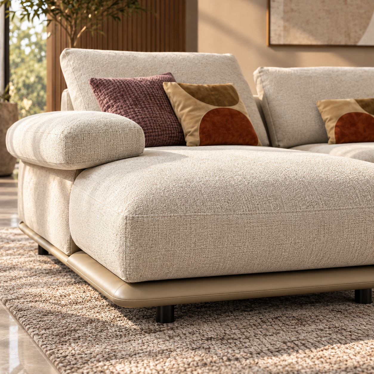 Luxe Comfort U-Shaped Modular Sofa Set - Image 3